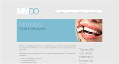 Desktop Screenshot of miramesadental.com
